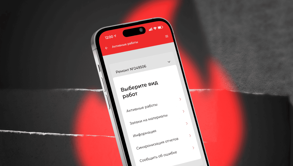 Development of the mobile application "Molniya" img