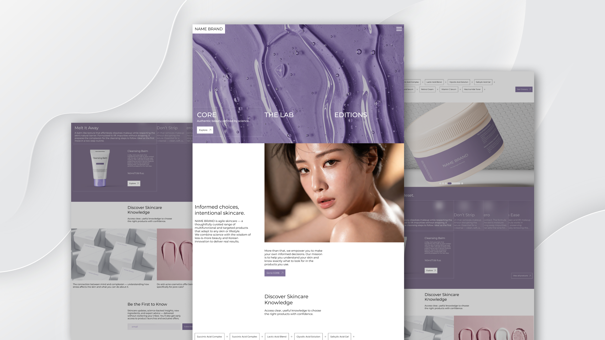 Сайт премиального корейского бренда косметики